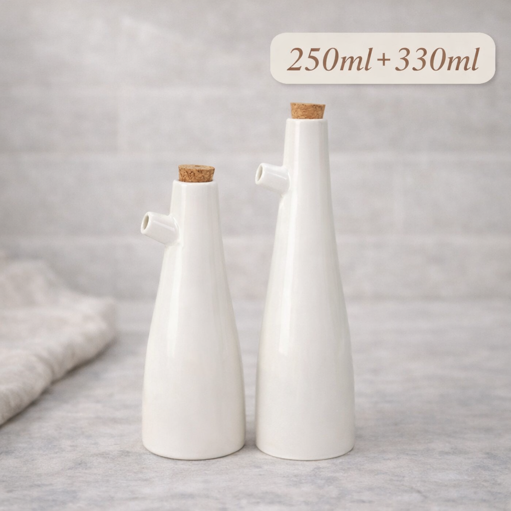 Ceramic Oil & Vinegar Pour Bottles