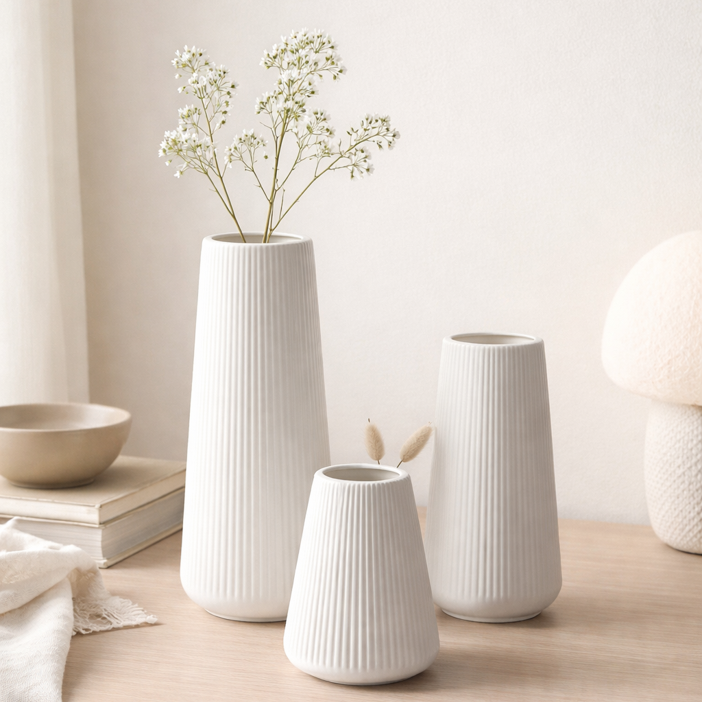 Silhouette Ridge Vase Set
